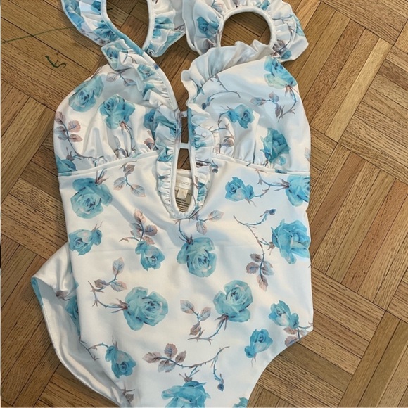 Loveshackfancy tibbie floral one piece bathing suit - Picture 4 of 9